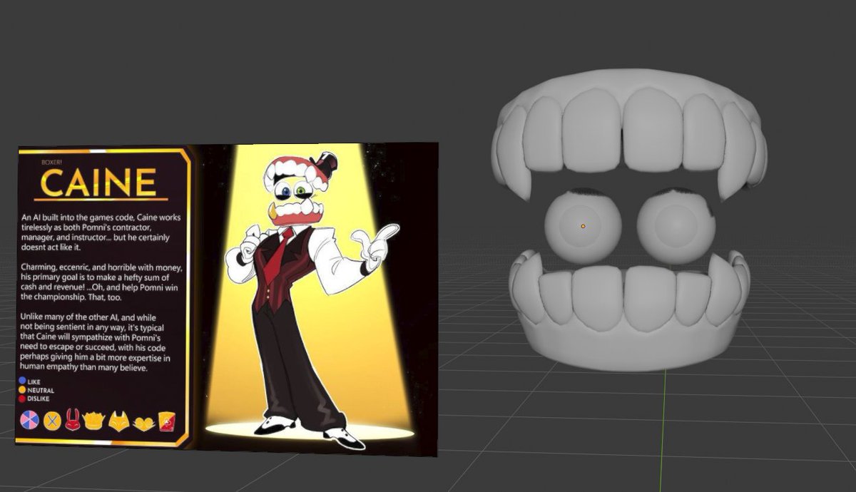 Bel_Write's tweet photo. Ando trabajando en el modelo de Caine de Digital  fight club... quiero hacer una animacion
#DigitalCircus #wipart https://t.co/BS7rWgHupC