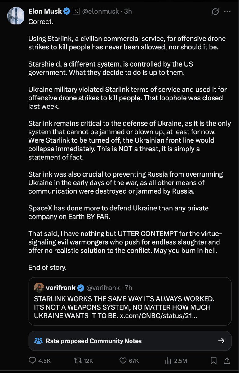 ScienceDJX's tweet photo. Who invaded who? "That said, I have nothing but UTTER CONTEMPT for the virtue-signaling evil warmongers who push for endless slaughter and offer no realistic solution to the conflict. May you burn in hell." - Elon Musk https://t.co/XIizUq3vrf