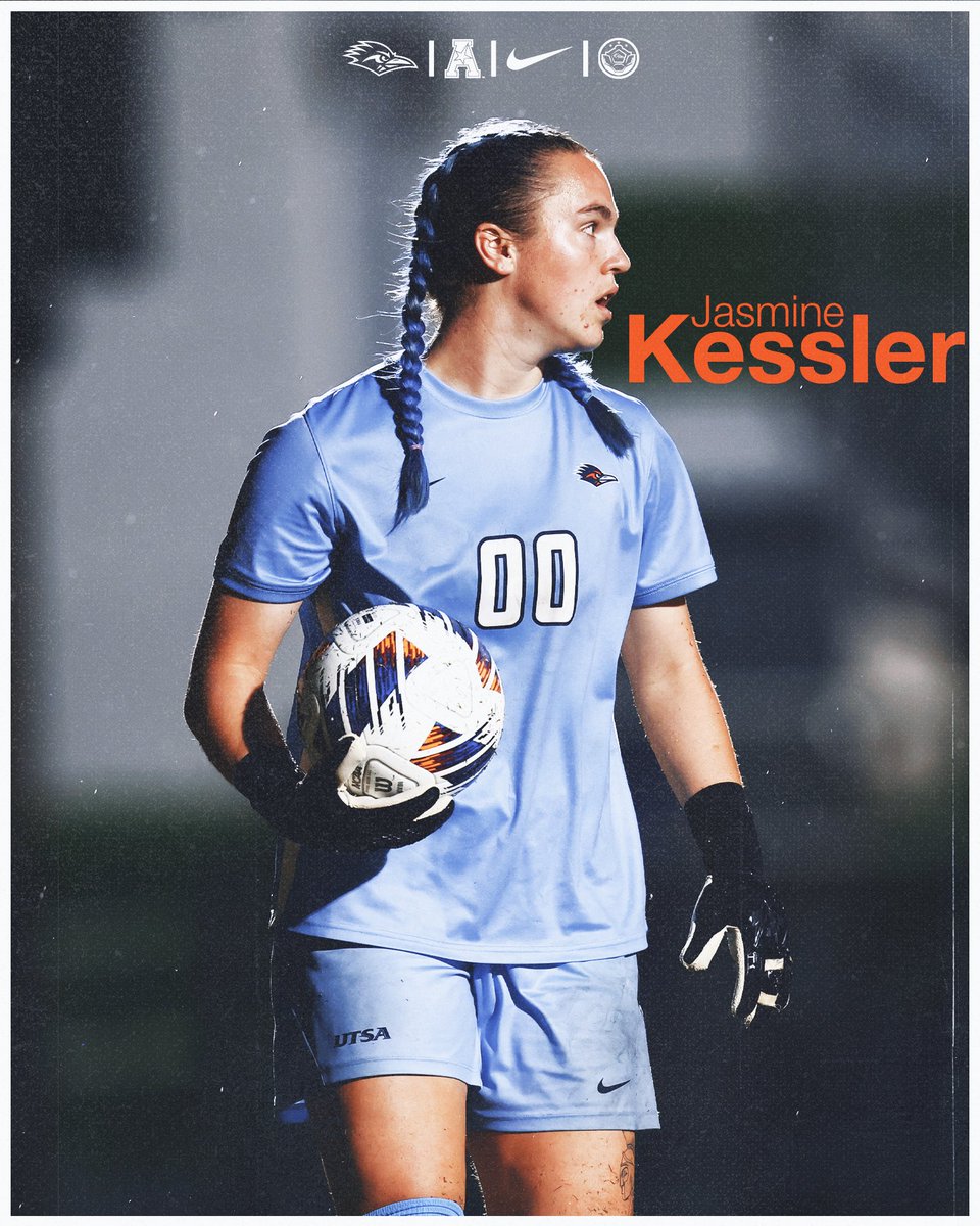 UTSAWSOC's tweet photo. Ahead of Sunday’s Game, we want to give a big thank you to our Seniors who have left their mark on our program and hearts.

First is Senior Goalkeeper, #00, Jasmine Kessler 🧤

#BirdsUp🤙 | #UTSADNA | #LetsGo210 | #OLM https://t.co/24BwjPQtUN