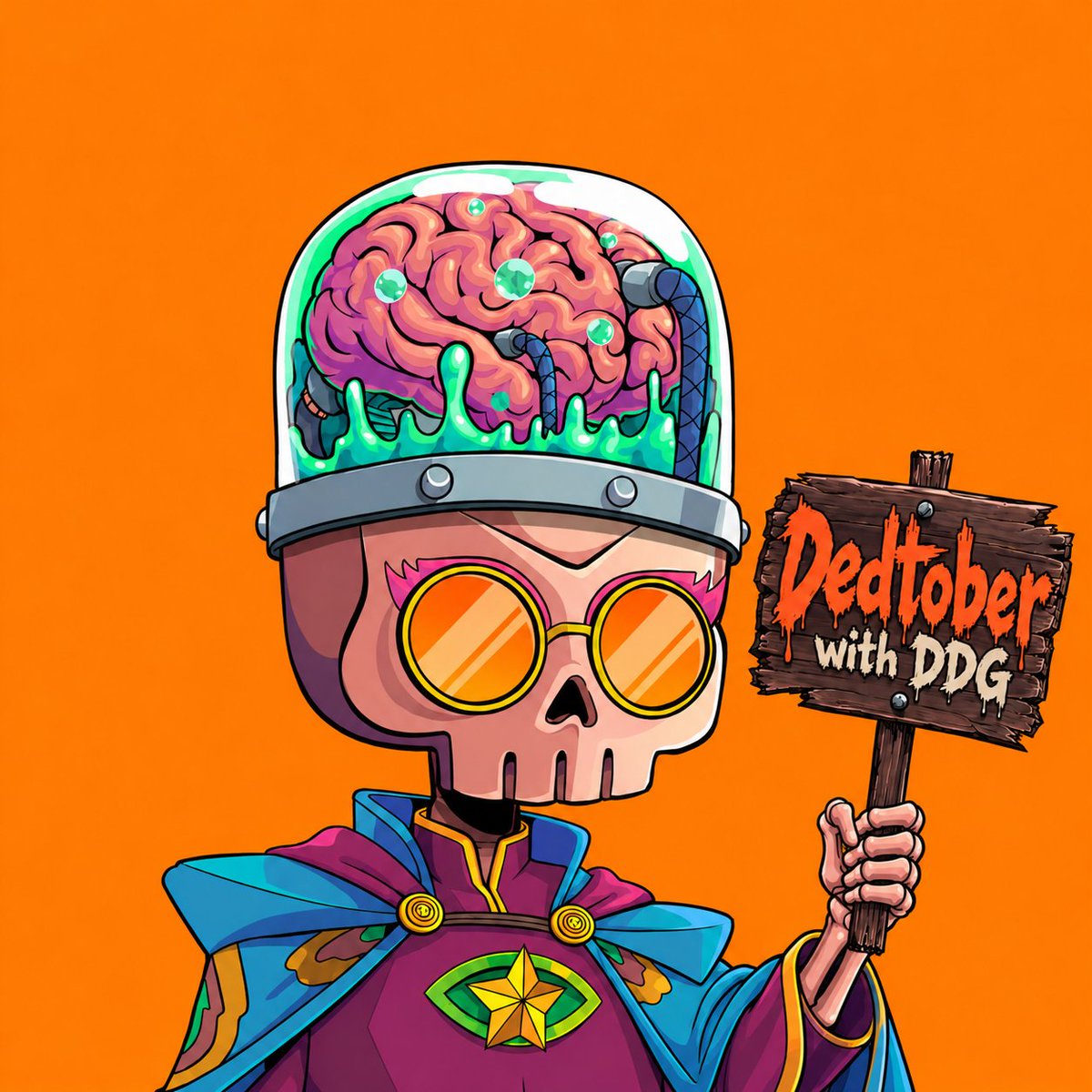 DedGorgez's tweet photo. 🎃💀 DEDTOBER DAY 1 💀🎃

Mortals... your first Halloween challenge has arrived

Today we're making ALL of you a little more Gorgez

Using the prompt below, transform your PFP into its spooky DedTober form 👇

And yes... there's a Gorgez waiting for my favourite🧵 https://t.co/FXIbD7Kxod