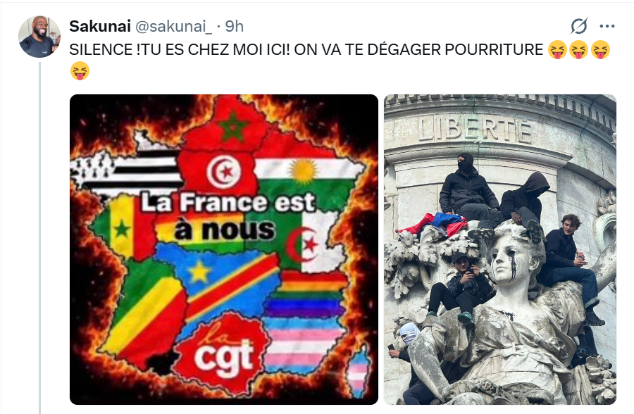 1488X4u's tweet photo. @CommanderTorenn Aucun vrai français ne poste ça surtout.... https://t.co/Xz03KMcIaF