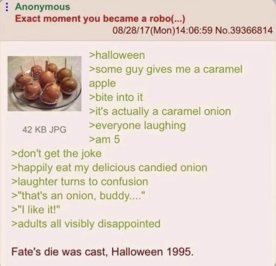 AtRealBen's tweet photo. Anon loves a good caramel onion 💀 https://t.co/iHmRdhlgrQ