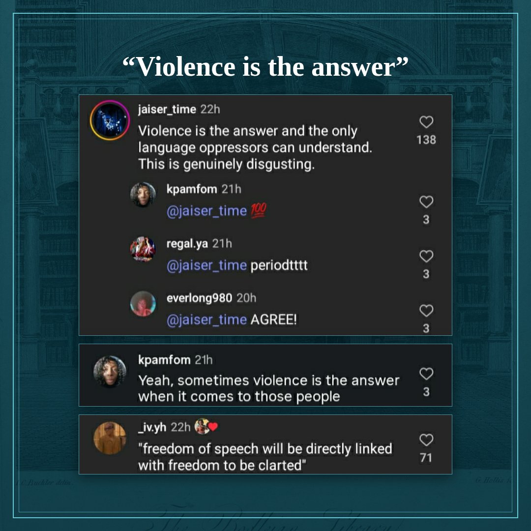 OxUniRFMSoc's tweet photo. 🚨 Shocking calls for violence made against Nathan Cofnas and Oxford students: https://t.co/AdnIXxRyx5