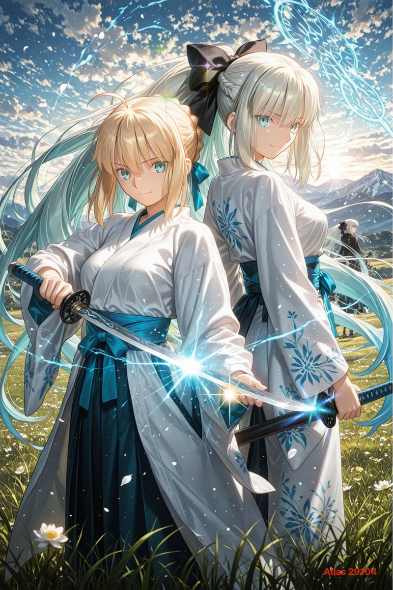 Atlas29104's tweet photo. サムレム別時空。
盈月姉妹剣異譚🗡️
#アルトリア・ペンドラゴン #モルガン #FGO https://t.co/SGRtDzv3N2