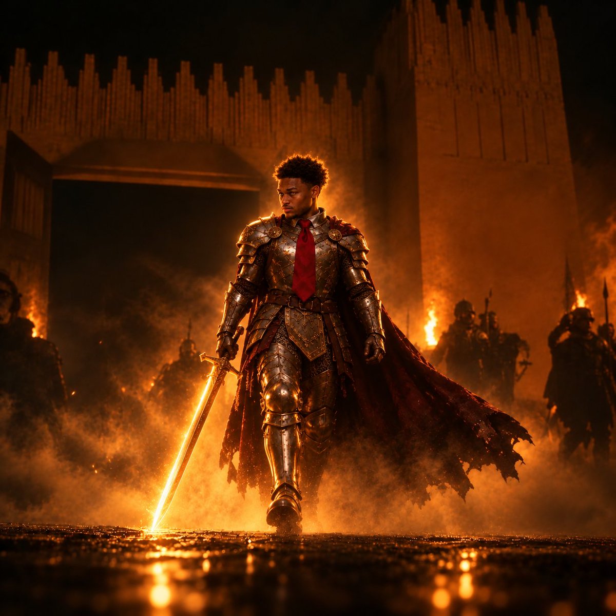 ansemwifsword's tweet photo. full armor equipped holy sword unlocked https://t.co/IujowkNxzO