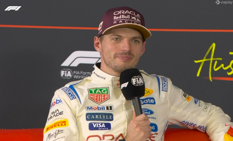 SCUDERIAFEMBOY's tweet photo. max: ''if it's, let's say, not a great feeling in qualifying and then that's a P2 i'll take it but there's no need to then smile or be super happy about it.'' https://t.co/jHP0cA05LG