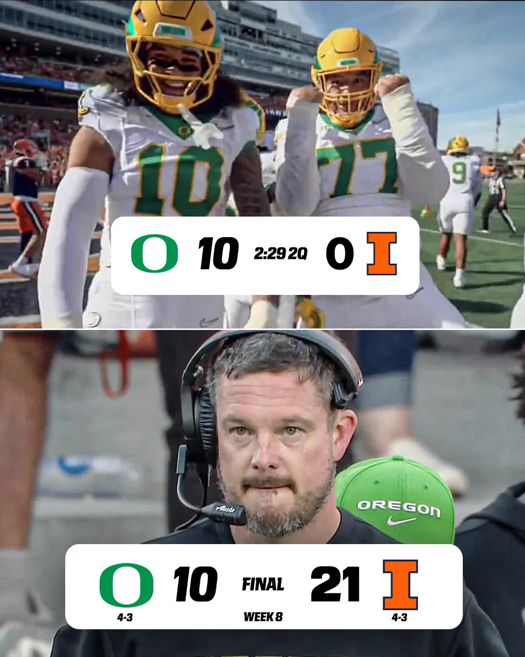 GW on X: "@ESPNCFB Dan Lanning is literally James Franklin but WORSE 💀" / X
