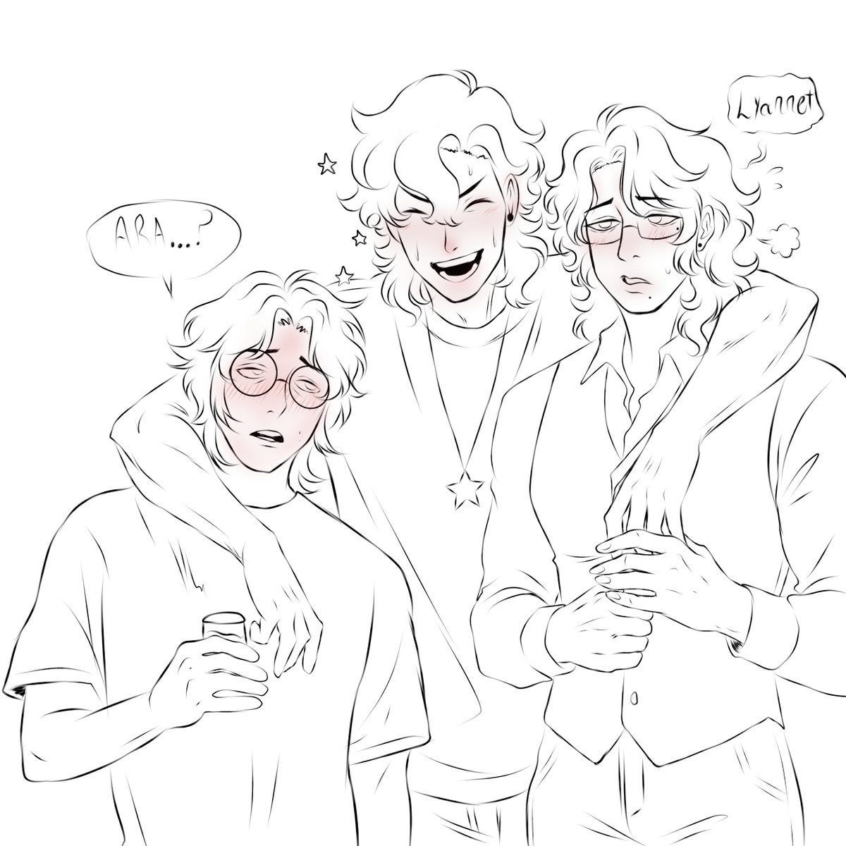 ddarkdevotion66's tweet photo. @rumi_akari They're not OCs, but they're from my visual novel: Kamil, Derrick, and Zeron 🙏🏻💞 https://t.co/aMycUX2VQe