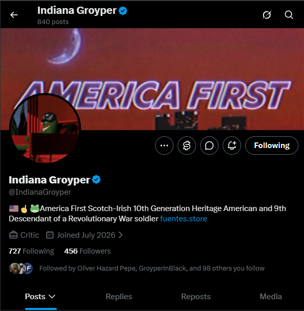 2Pro25's tweet photo. @IndianaGroyper CAN WE GET THIS GUY TO 500?! https://t.co/0m1p6Fv7w6