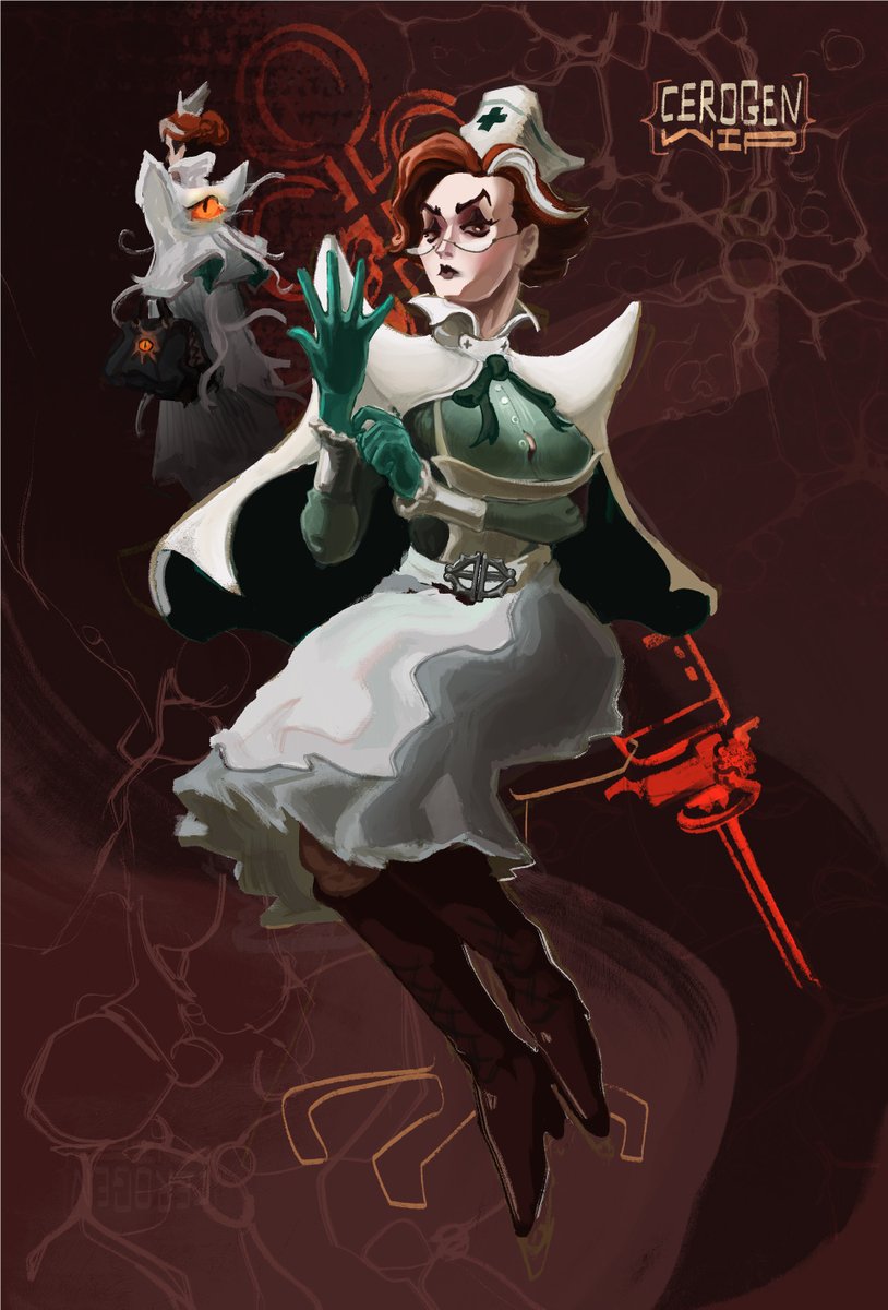 cenogen's tweet photo. Nurse Harrow #deadlock #nurseharrow https://t.co/6SDWb1CJr9
