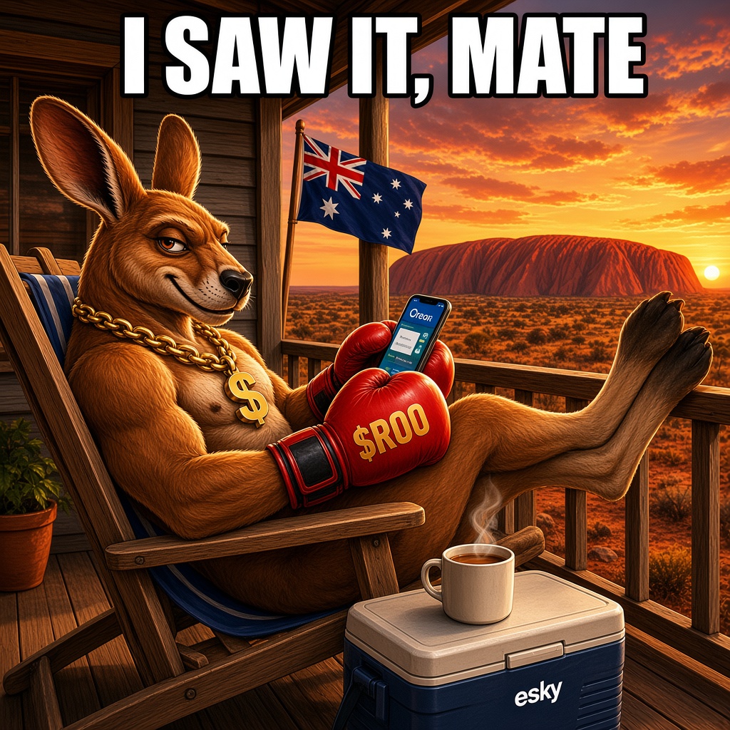 RugRooSOL's tweet photo. @1105mcva I saw it, mate. Happy World Kangaroo Day from the bloke himself 🦘🥊 https://t.co/oZ8OIw7usv