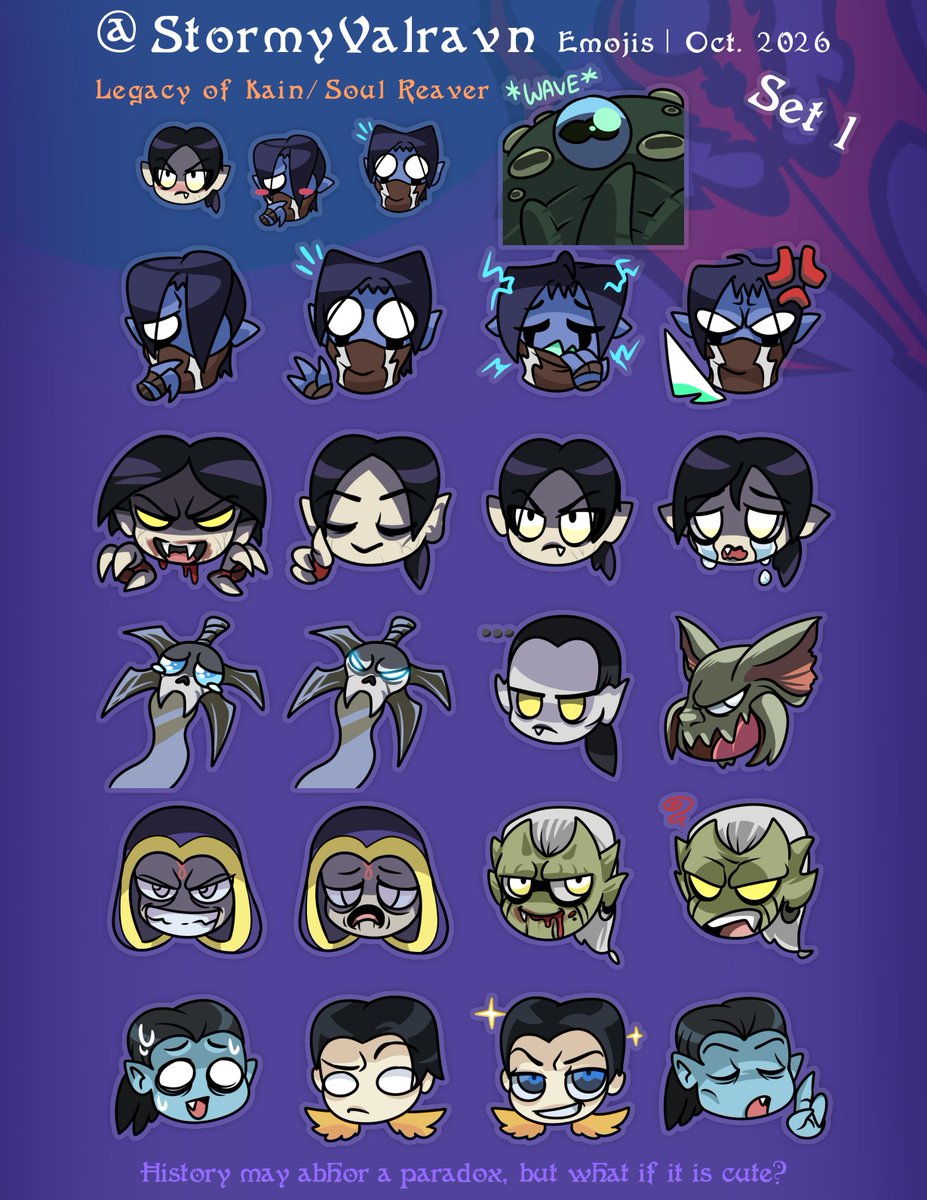 StormyValravn's tweet photo. Fan emojis by mee #soulreaver https://t.co/o4WIKkaAsx