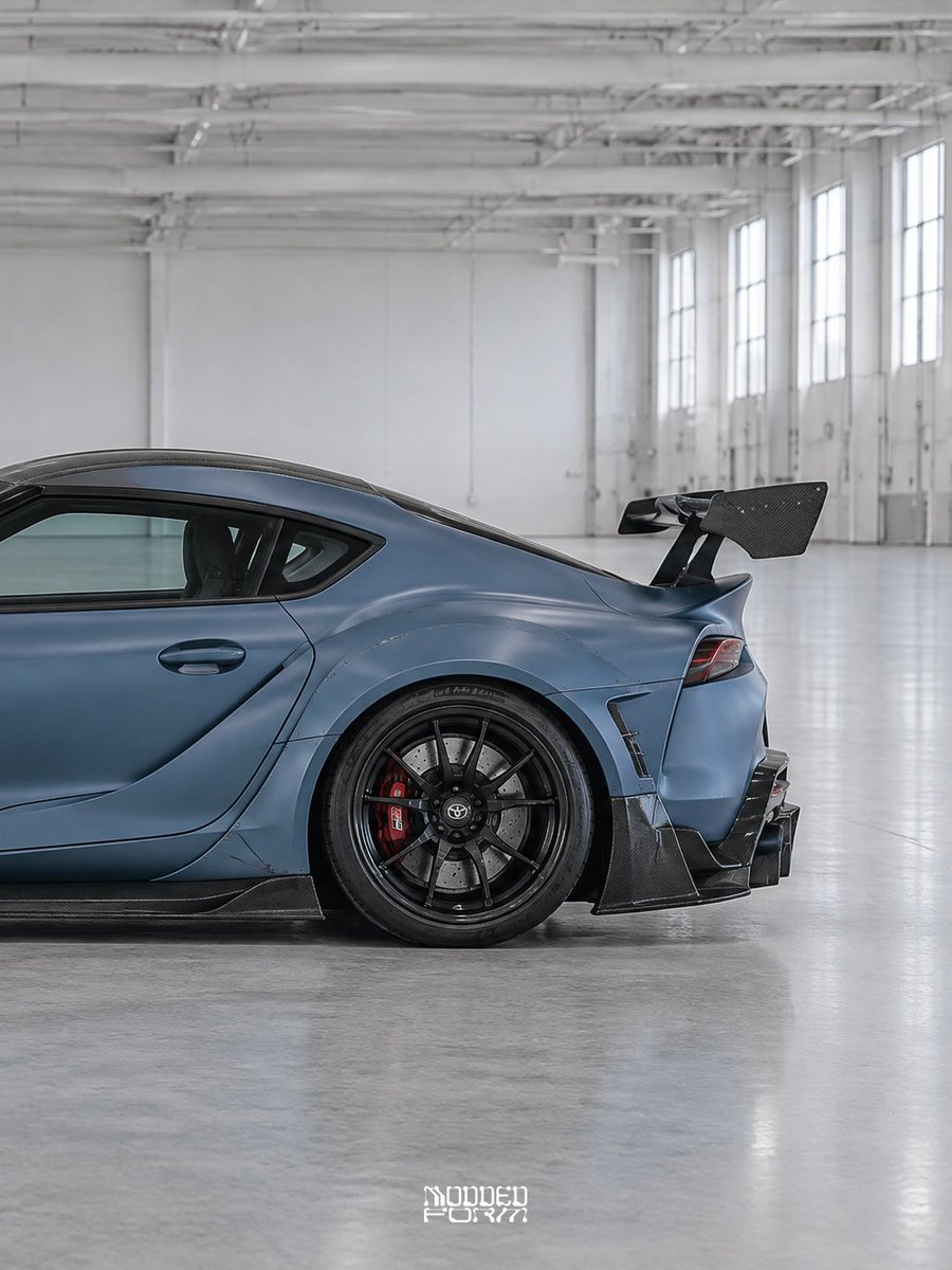 moddedform's tweet photo. Toyota Supra A90 (MK5) ‘Slate Blue’ https://t.co/qbbfdeCk09