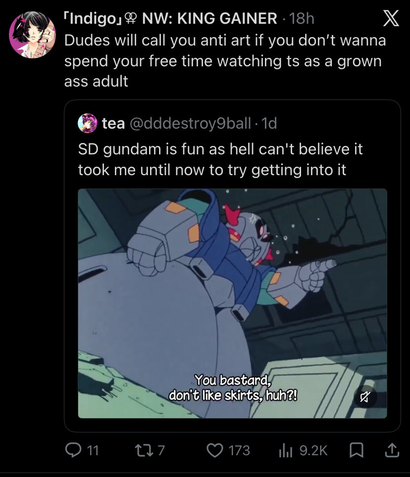 Protodedester's tweet photo. They don’t play about SD Gundam https://t.co/QF3ZjEQnGQ