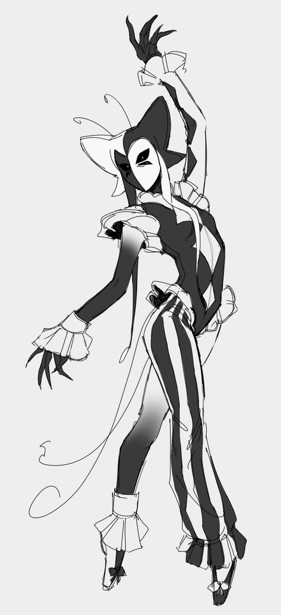halpdevon's tweet photo. Hmmm playing around with OC redesign https://t.co/l83TbYpcLz