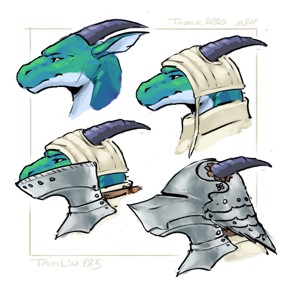 TamLin123_'s tweet photo. dragon helmet...
#tober2026 - 24 https://t.co/q6pzOIqymt