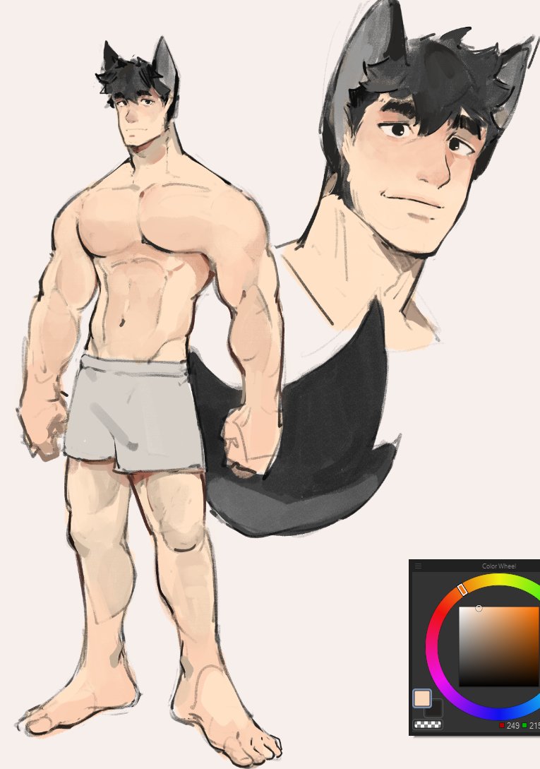 cyrosaur's tweet photo. OC doodling for my mental health https://t.co/VZ8i6XaZ0s