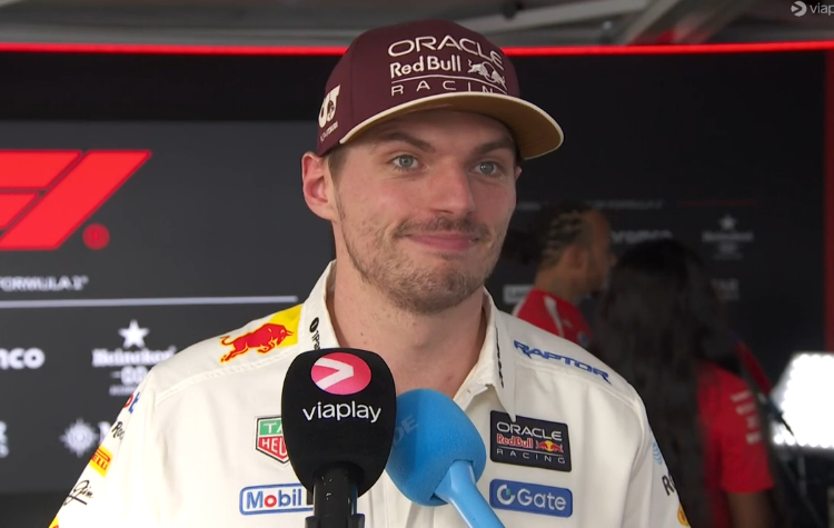 SCUDERIAFEMBOY's tweet photo. ''the past couple of weeks you analyzed it (the starts), do you have more faith in it tomorrow?'' 

max: ''there's a couple of things in the motor that just aren't optimal for the start. those are things you work on and hope to do better here.'' https://t.co/vxplm7LoqU