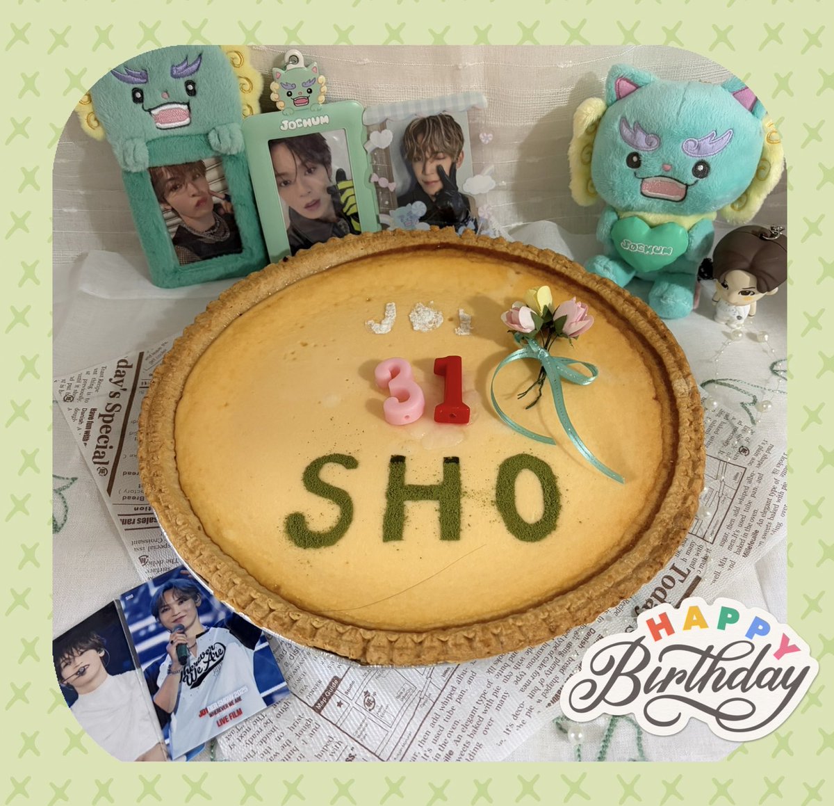 Ymam_apple2502's tweet photo. お誕生日おめでとう🎁
奨くんのこれから進む道がさらに光溢れるものになりますように…✨

#HAPPYSHODAY
#與那城奨31歳も大優奨 #JO1 @official_jo1 https://t.co/NxkAKi7FiD