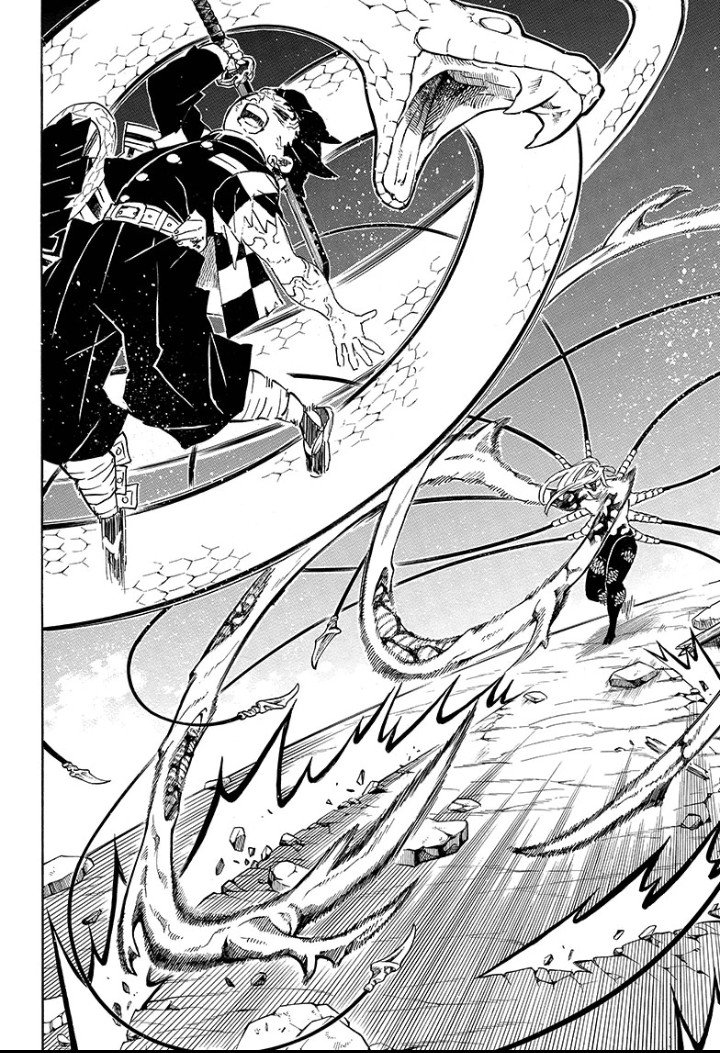 n1ghtbye's tweet photo. One thing I don't like is Obanai only getting some spotlight at the end of the arc

But at least his performance has been amazing https://t.co/Hq2HTKVEFa