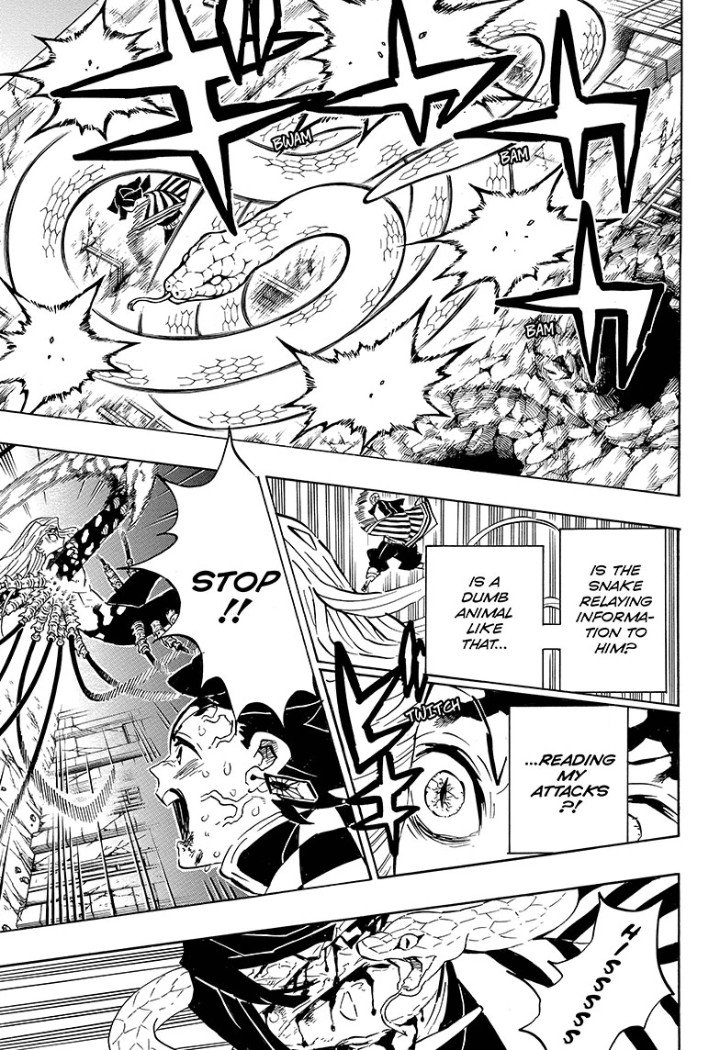 n1ghtbye's tweet photo. One thing I don't like is Obanai only getting some spotlight at the end of the arc

But at least his performance has been amazing https://t.co/Hq2HTKVEFa