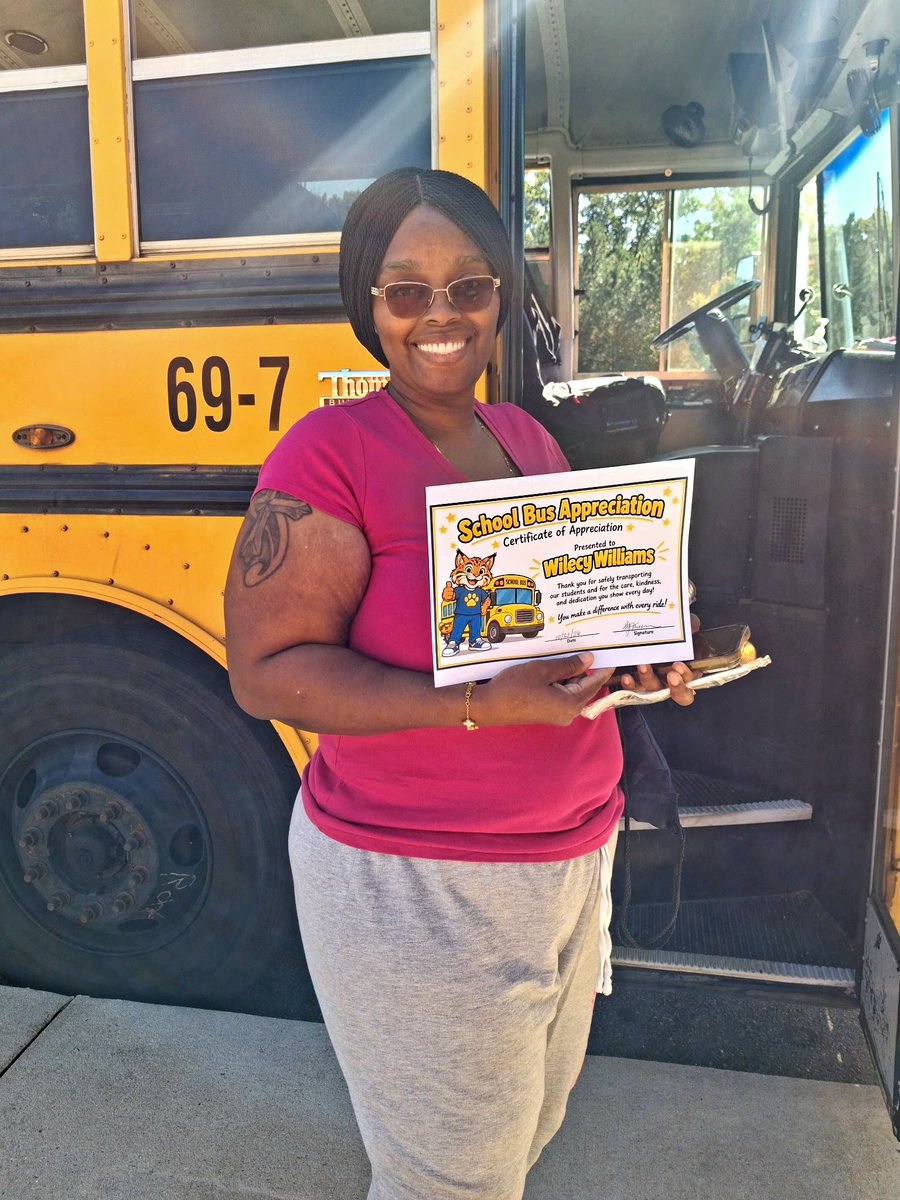 BethlehemES_HCS's tweet photo. Happy Bus Driver Appreciation Day! Thank you for safely carrying our most precious cargo to school and home each day. Your care, patience, and dedication keep our Bobcats rolling!  @TransportHcs 🚍 https://t.co/pHAWL9q0fJ