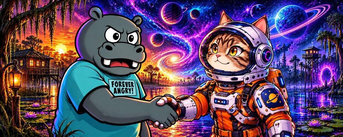 galaxycatdet's tweet photo. 🌌 COLLABORATION ANNOUNCEMENT! 🤝

Galaxy Catdet 🐱 × @WallowlandsHQ  🌍

Two communities. One vision. 🚀
We're excited to join forces with The Wallowlands to support each other, strengthen our communities, and grow together in Web3!

✨ Building connections
🤝 Growing together https://t.co/aMZqqtYjZa