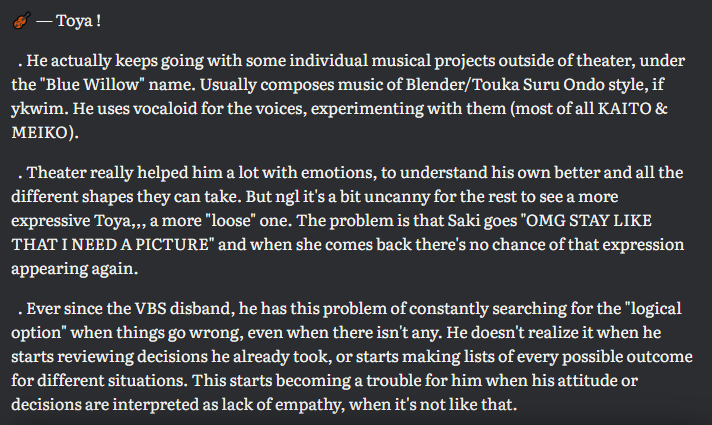 _mothivy's tweet photo. Ofc! Tsukasa gets mentioned more cause people ask about him more, but here's some info about the rest of PM! https://t.co/XD6lCduJtu
