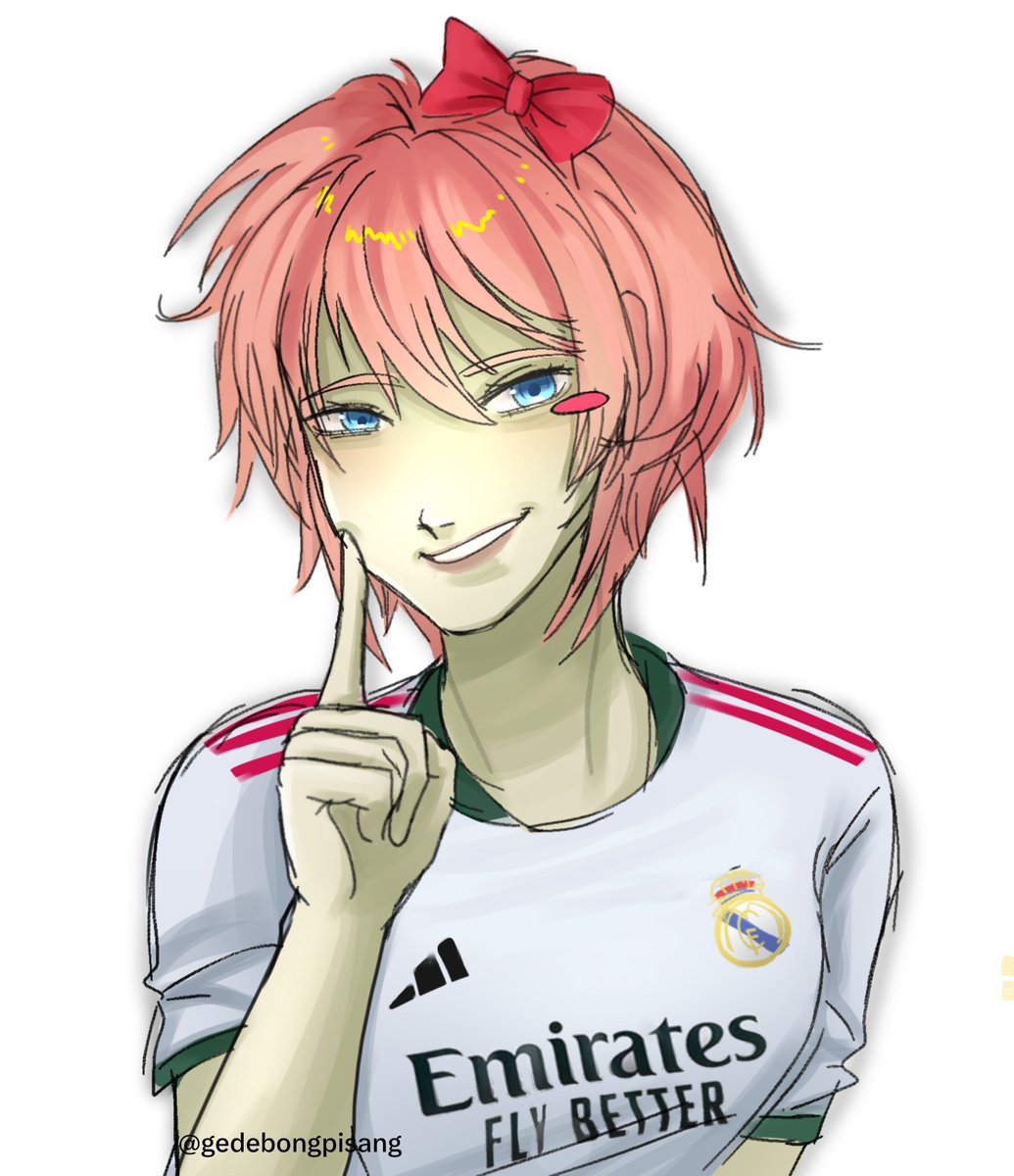 arvannte's tweet photo. El Clasico is getting closer, I'm scared
#sayori #ddlc #RealMadrid #ElClasico https://t.co/HLlXO4EGep