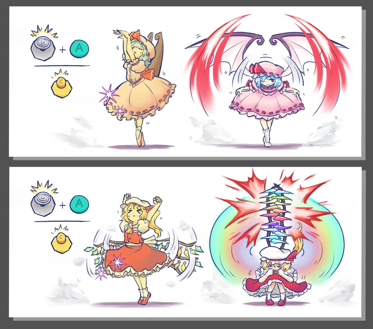 butterfryed's tweet photo. Scarlet Sisters Up Smash! 🦇 https://t.co/VYToIv16fb