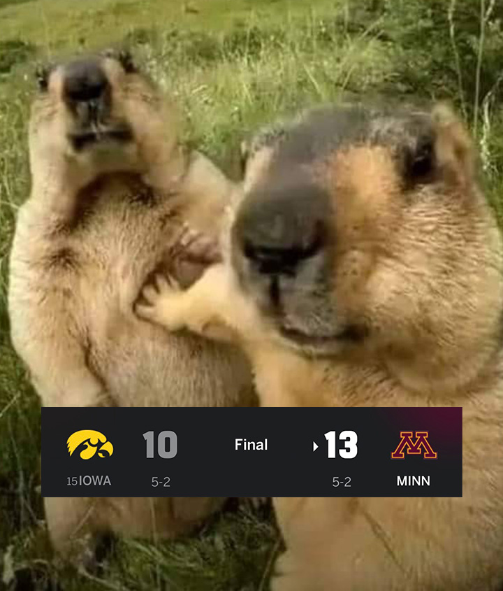 GopherSports's tweet photo. GOPHERS TAKE DOWN NO. 15 IOWA 😤 

#RTB #SkiUMah #Gophers https://t.co/cnlVYqoQq7