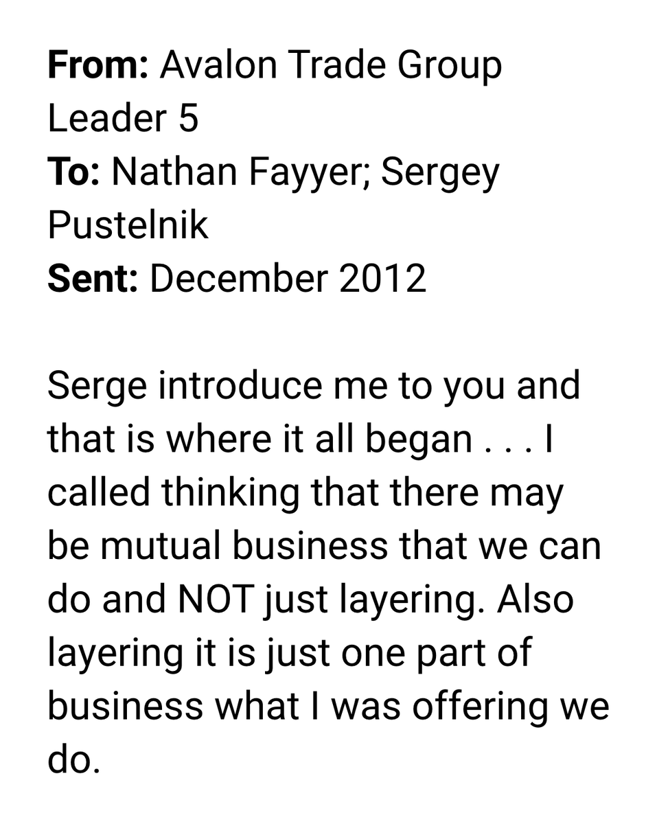 QuantEmails's tweet photo. An Avalon trade group leader emails Nathan Fayyer

December 2012 https://t.co/RERiZwVUfb