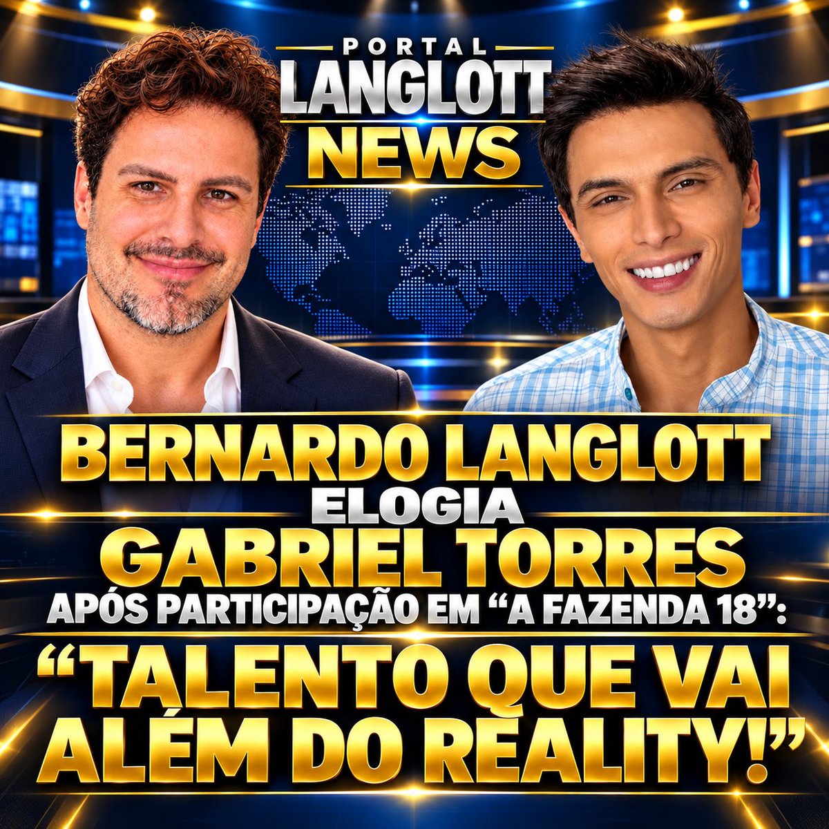 langlott25226's tweet photo. Bernardo Langlott elogia Gabriel Torres após participação em "A Fazenda 18": "Talento que vai al��m do reality!" 🌟📺 https://t.co/XaQyizKlYW