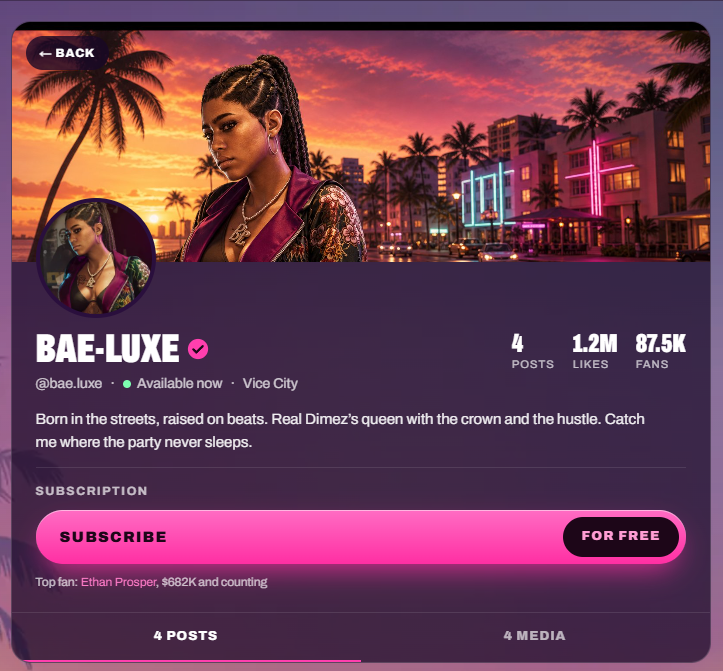 peekholegta's tweet photo. NEW MODEL ALERT

Her name is Bae Luxe; her top spender is @pr6spr 
She likes to party; people love to call her the princess of Vice City nightlife

Only on solana:2Nyb2GXVoXM42hVQxJg5RppTbiN5SCZFL4LtZVVDpump