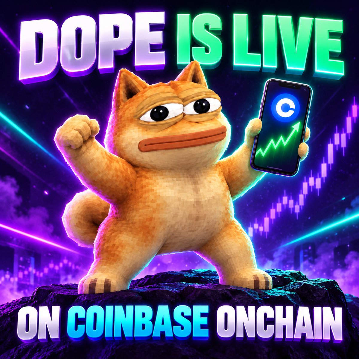 chriswillettiam's tweet photo. 🚨 $DOPE IS LIVE ON COINBASE ONCHAIN! 🚨

You can now buy $DOPE through Coinbase’s onchain trading. The DOPE army just got another way in. Let’s go! 🐕🐸🔥
#coinbase #DOPE https://t.co/m9A9wsAD5d