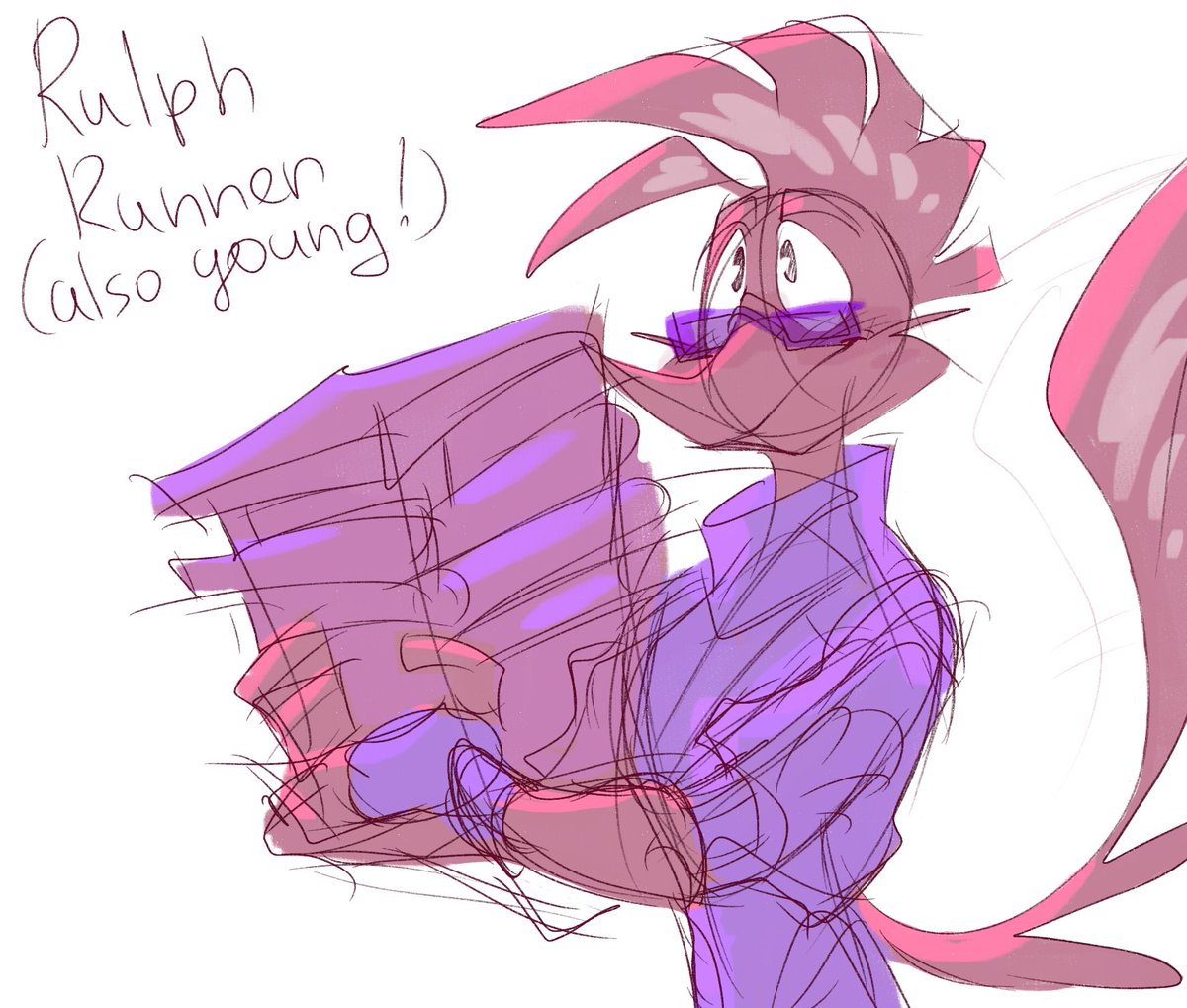 Rodion918040's tweet photo. In my head Cage is the cool guy who can also do a little science, but spends most of his time surrounded with girls and boys 
Ralph is a nerdy nerd in love with science fiction and robots stuff 
Both love each other deeply
#CageECoyote #RalphRunner #LoonyTunes #OldManDoomYaoi https://t.co/dTzymcHUP0