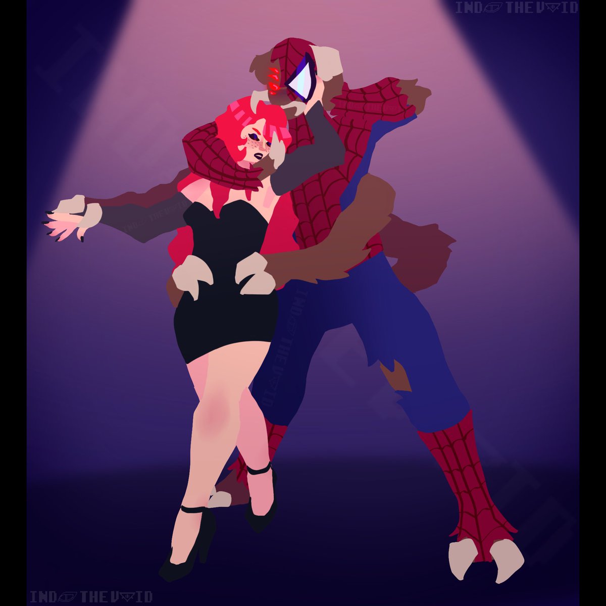 IndtoTheVoid's tweet photo. Mary Jane man spider Commission for @Randomuser9O9 https://t.co/cXUEncgIjY