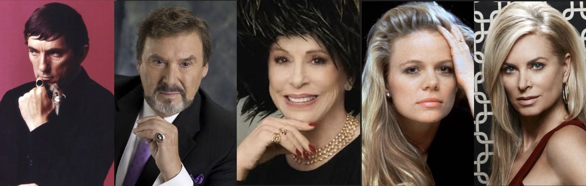 thePHIXfiles's tweet photo. Jonathon Frid, Joseph Mascolo, Louise Sorel, Marcy Walker, Eileen Davidson
Non actors: Irna Phillips, Dan Curtis, Sam Hall, James E. Reilly, Aaron Spelling
#SoapOpera #inspired #TheGenre
#DAYS #SantaBarbara #DarkShadows #MelrosePlace https://t.co/jWmvl2Vx42