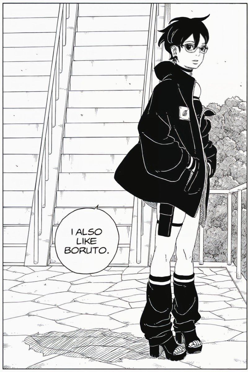 vangiealminana's tweet photo. From being our little baby to awakening her MS and aiming for Hokage… and now catching feelings? Sarada, baby... LOOK AT YOU GROW. 😭🤭 https://t.co/ofYfTd1VLS
