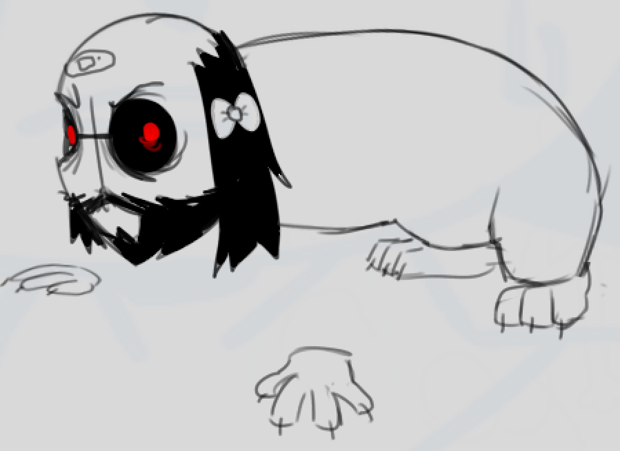 Pearl_Fish_'s tweet photo. feral jebs, second one is his primordial pouch swinging while being chased https://t.co/XDgRjZabjC