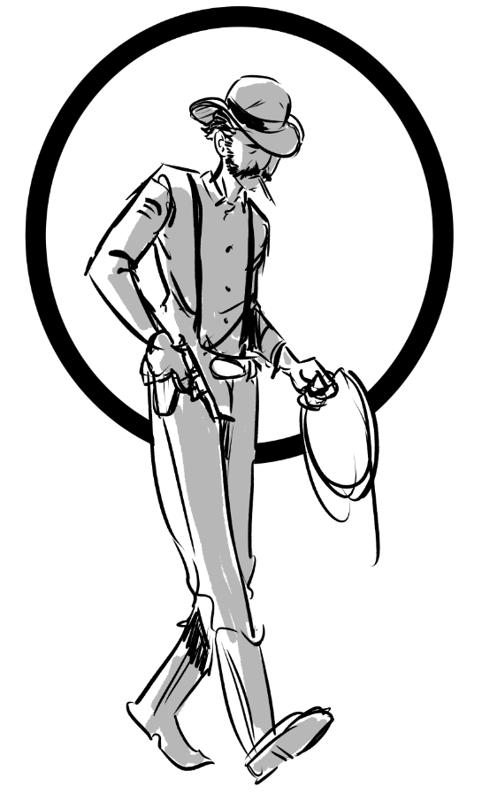 StatisticalZero's tweet photo. Cowboy from tonight's prompt stream. https://t.co/WRHrh3AhlY