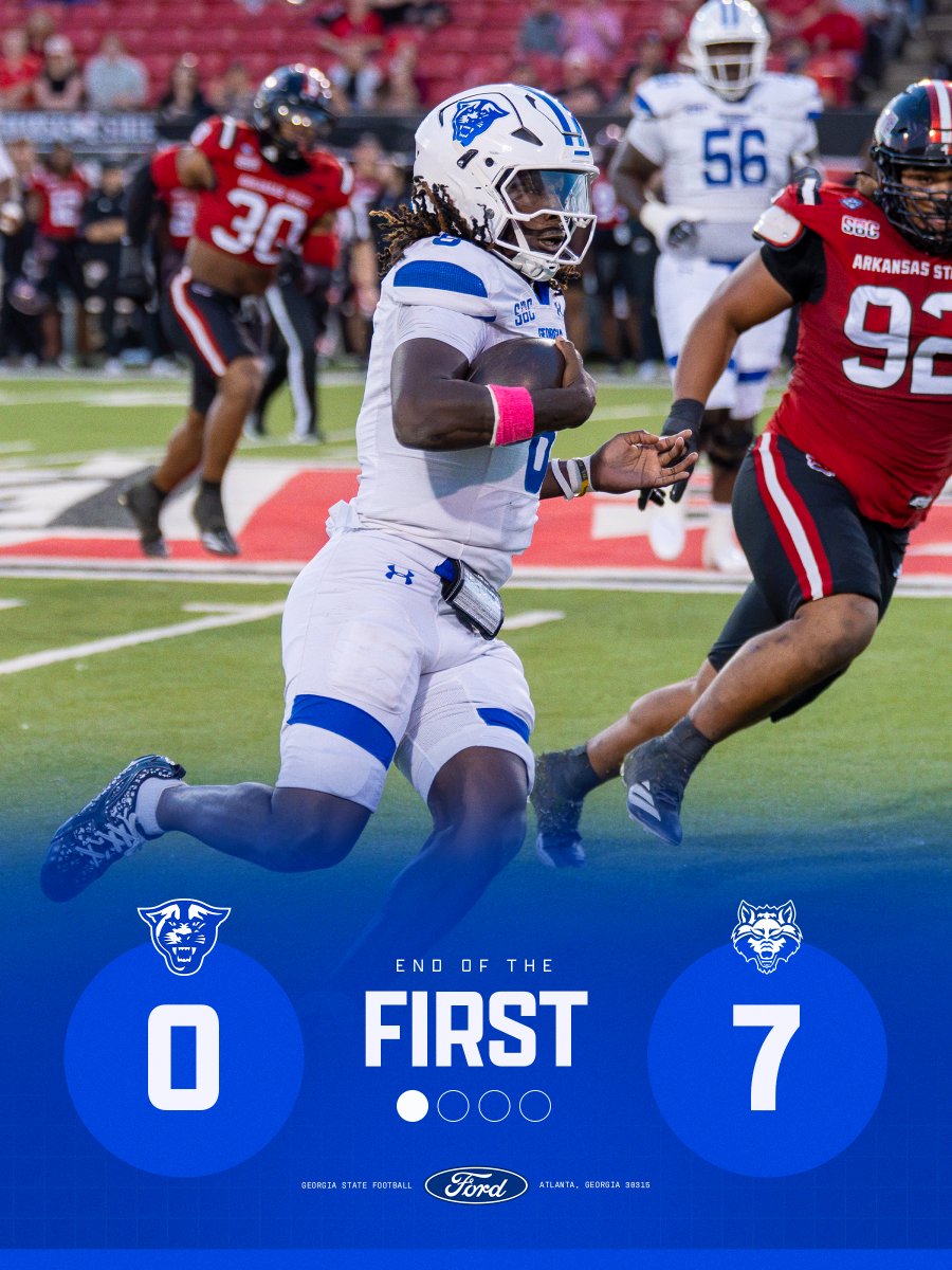 GeorgiaStateFB's tweet photo. After one. 

#LightItBlue | #HistoryHappensHere https://t.co/5ydiLjoIzG