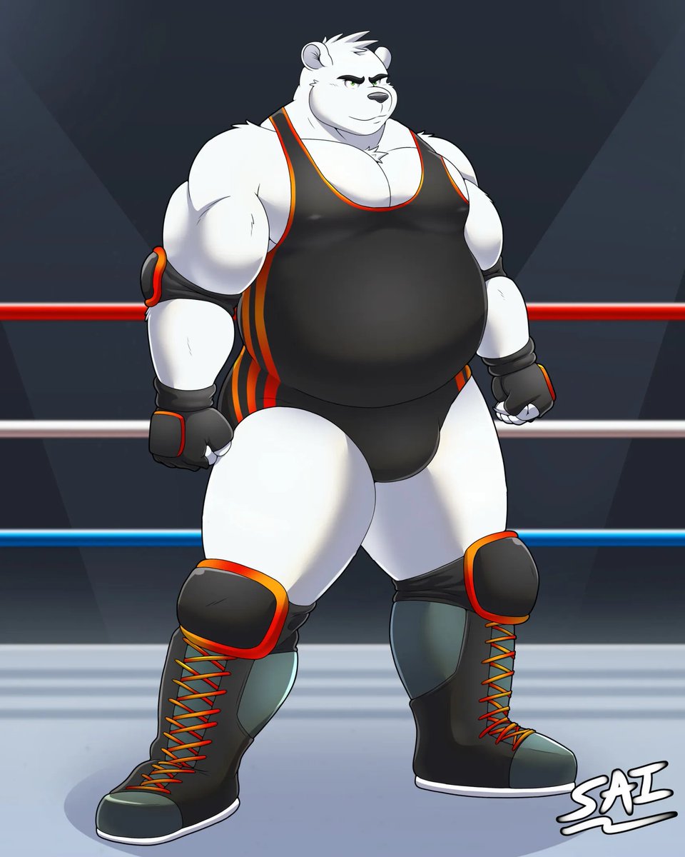 ButchBoulder's tweet photo. New wrestling attire for Butch Boulder. You like it? https://t.co/xrIt3HtagS