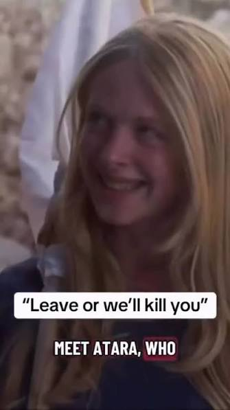 Libertymama888's tweet photo. This is Atara Serwatien. She was born and raised in Texas. She recently relocated to Jerusalem and now promotes Jewish settler terrorism. She says Christian churches in Jerusalem should be destroyed or converted into synagogues. She calls for open slaughter of civilians. 

How does anyone, let alone Christians still support this?⬇️ Something is very wrong.