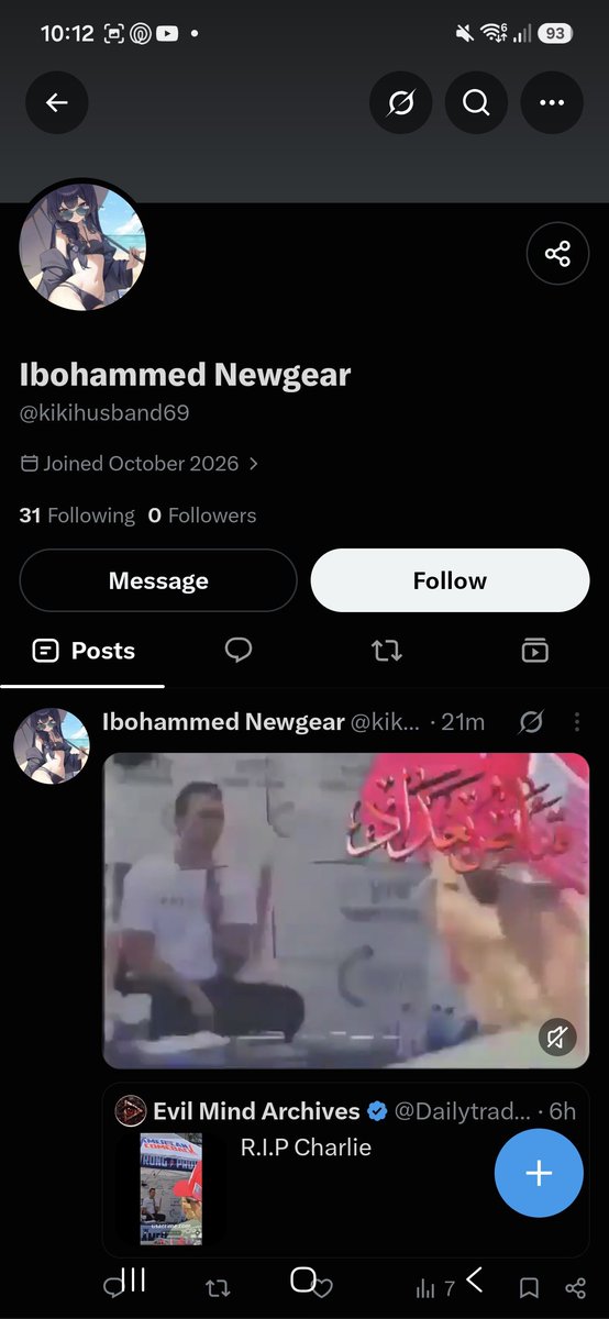 realmrbang04's tweet photo. Muslims never owned me retard lmao, you live in Indonesia, South East Asia was never a Muslim country. You talk like a fucking Child. This is the guy who mass reported me because I don't like Islam and Isreal, what a loser. 😭 https://t.co/ay5hLWNpwc