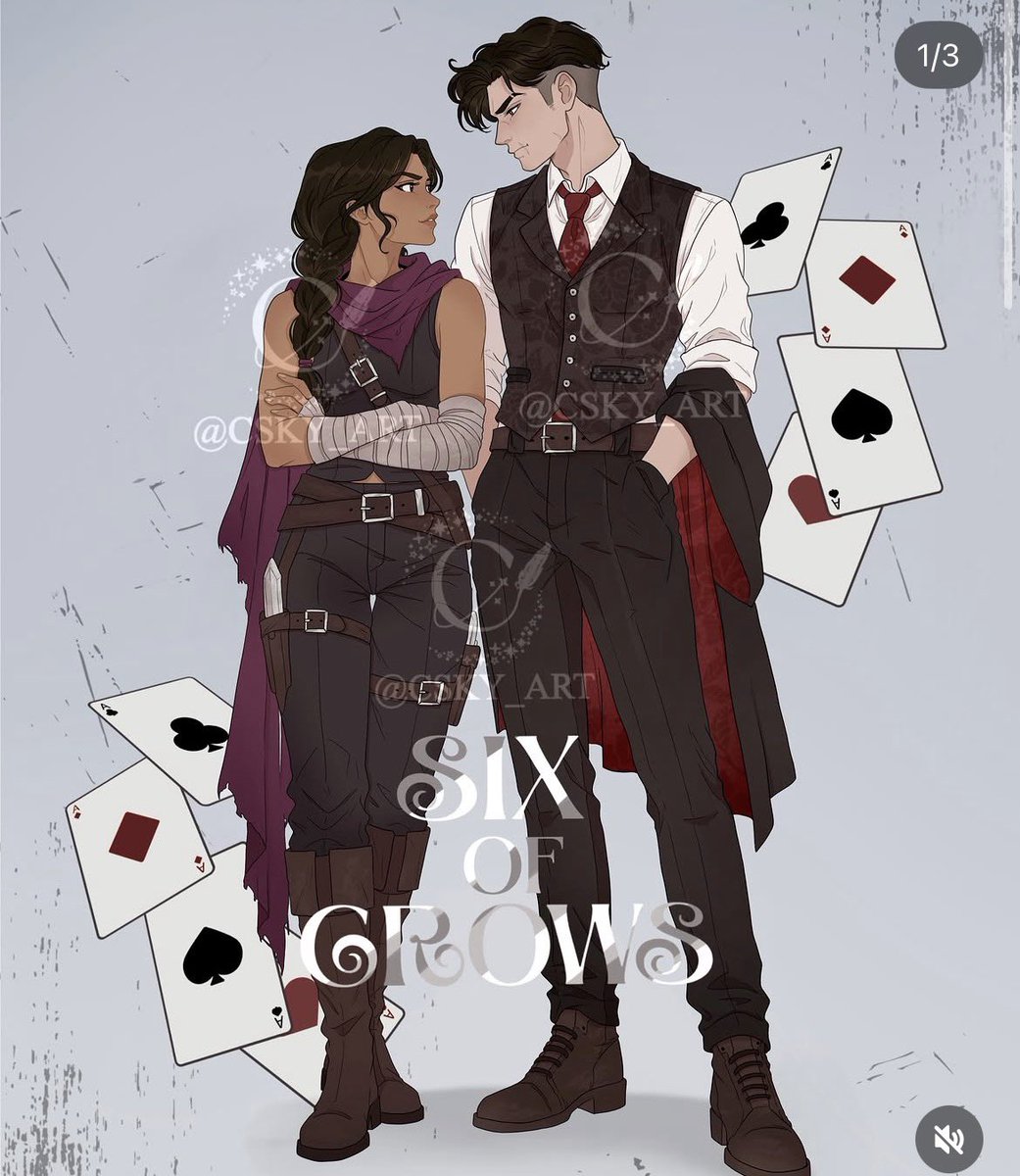 jaygardiiner's tweet photo. any soc fans do NOT support this artist, they are removing kaz’s disability and saying its a “style choice that should be respected” 

if you cannot draw a disabled character and represent their disability, do not fucking draw them. it’s insanely ableist and disgusting to do this https://t.co/JP41okcK4w