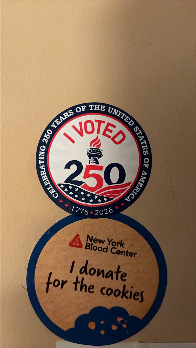 TelehellPodcast's tweet photo. I did…early…what’s your excuse?

#Vote (also, donate blood once in a while, too) https://t.co/5PFYA0sLcl