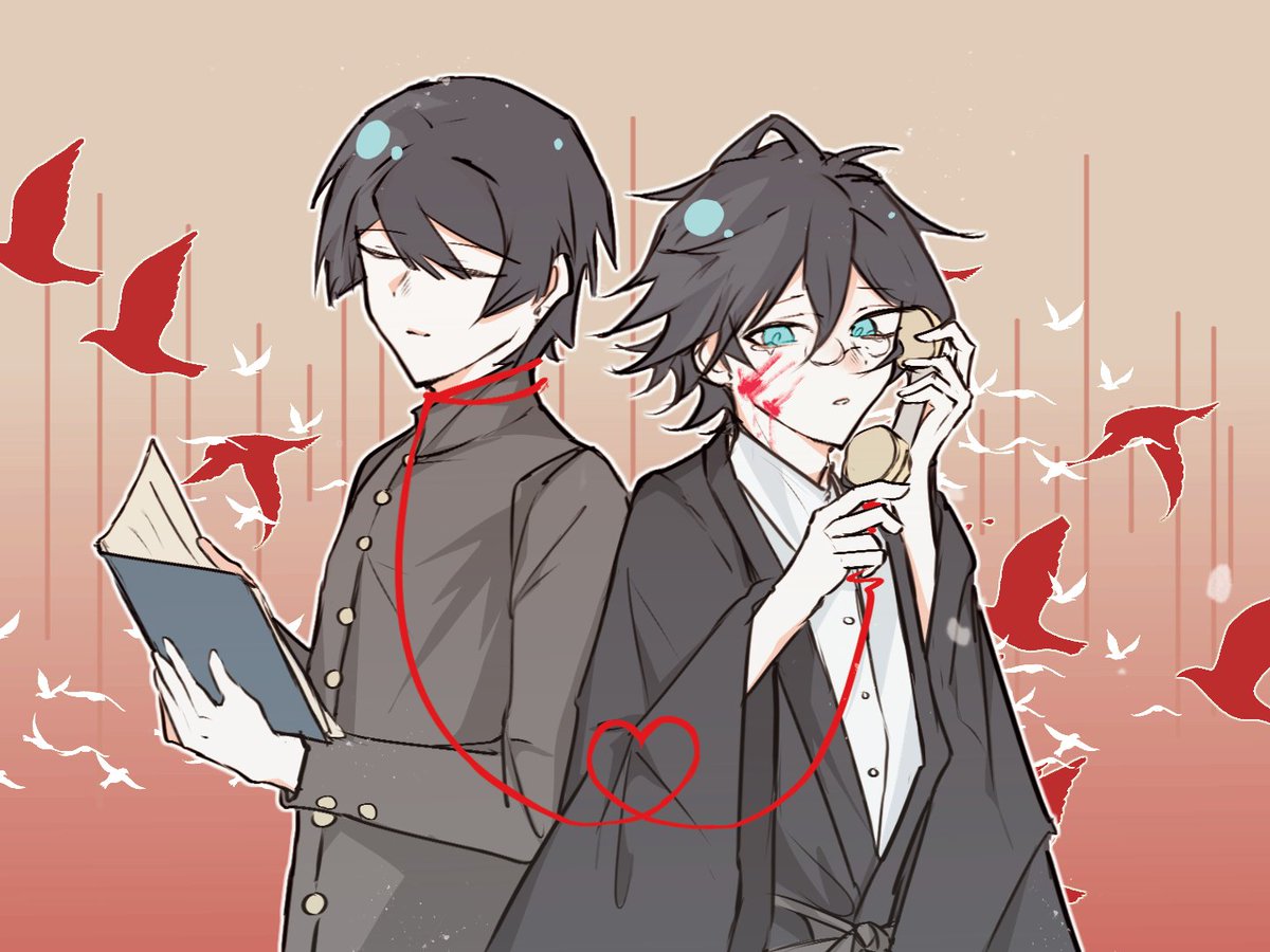 KusakaKonari's tweet photo. 青紫色转cymk大失败一气之下直接改了整体色调……
#古書店街の橋姫 https://t.co/1Piee87XeM
