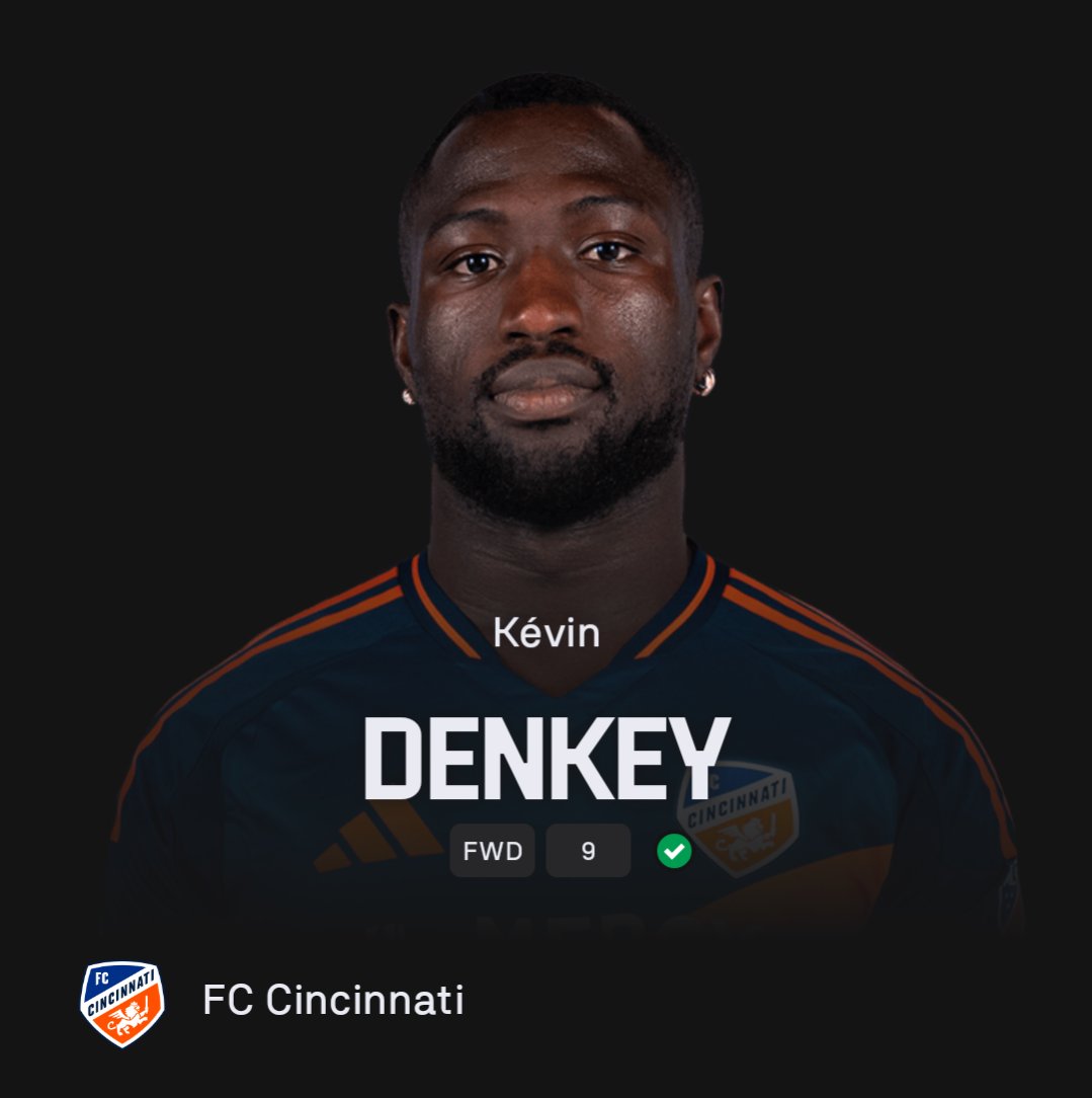 KickbaseFantasy's tweet photo. Start, Bench, Cut...

#AllForCITY #VWFC #AllForCincy #MLS https://t.co/iov1sX9F8W