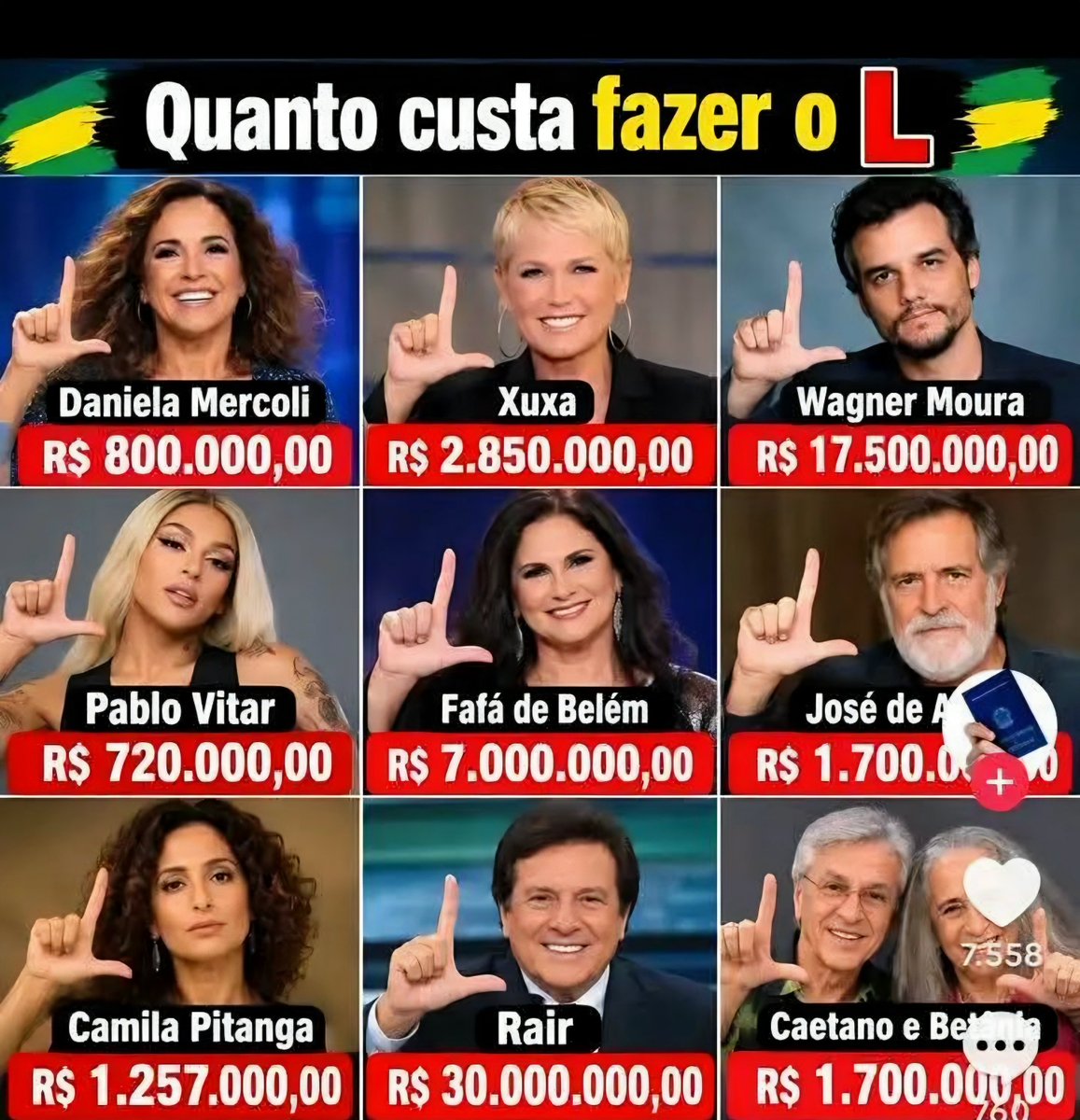 bilubill1's tweet photo. @maisquerido @Poder360 @LulaOficial Os de fora coitados,  podem até acreditar nas lorotas, mas certos artistas brasileiros todos sabem https://t.co/lkYu5FSNN4